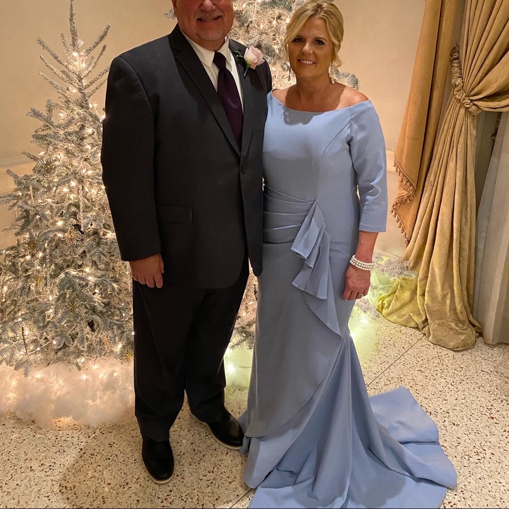 Jovani blue dress